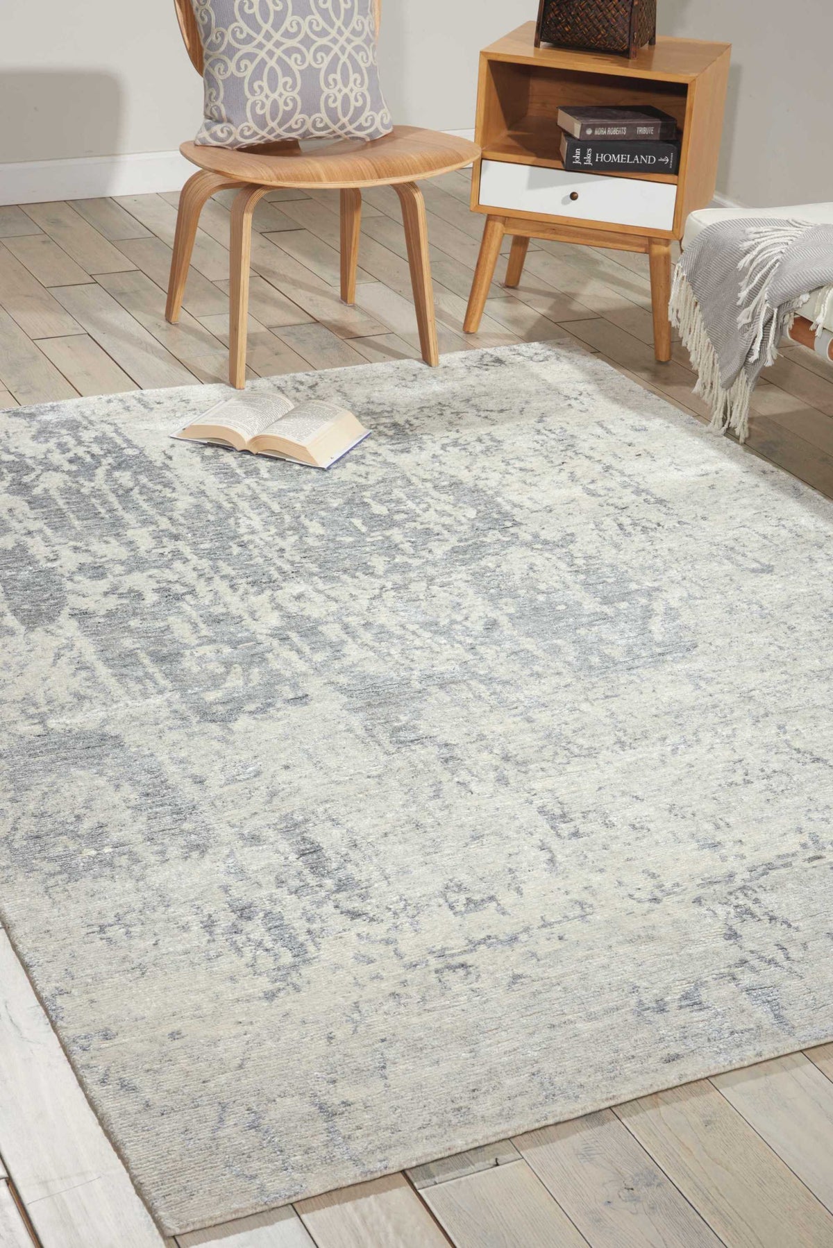 Silk Shadows SHA10 Sterling Rug