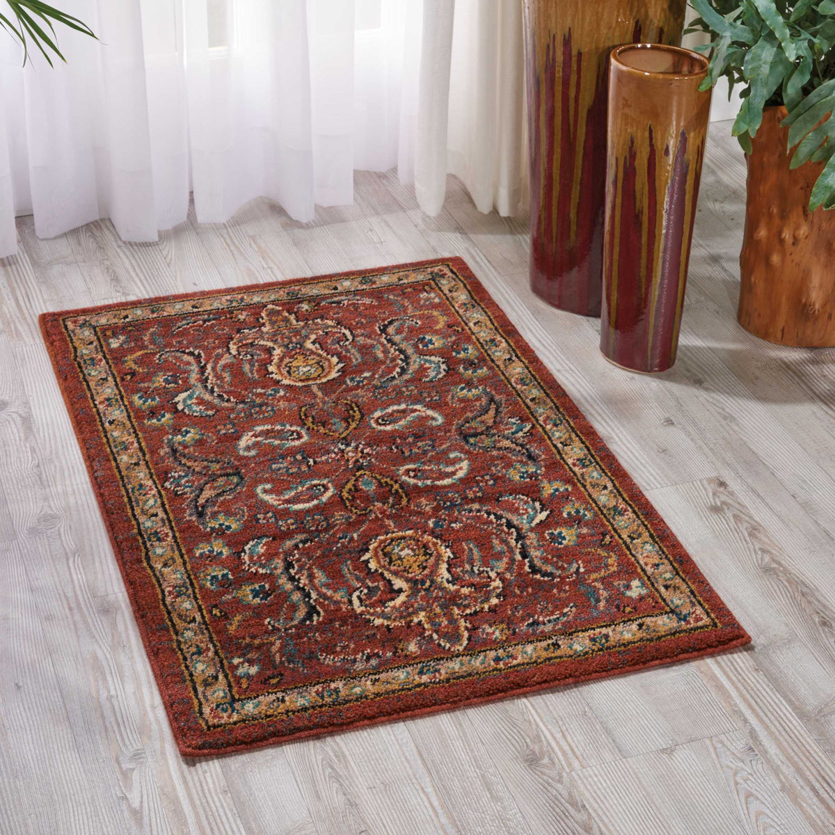Nourison 2020 NR204 Brick Rug