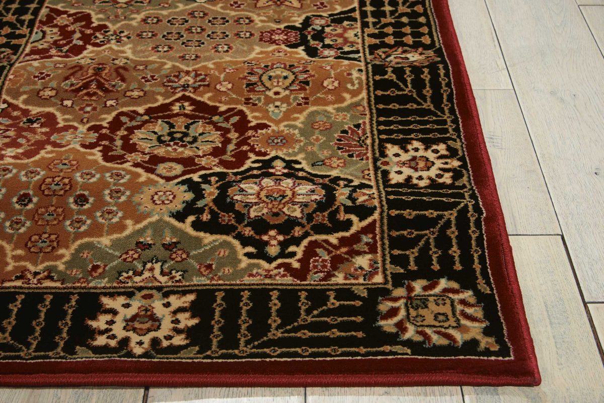 Persian Crown PC004 Black Rug