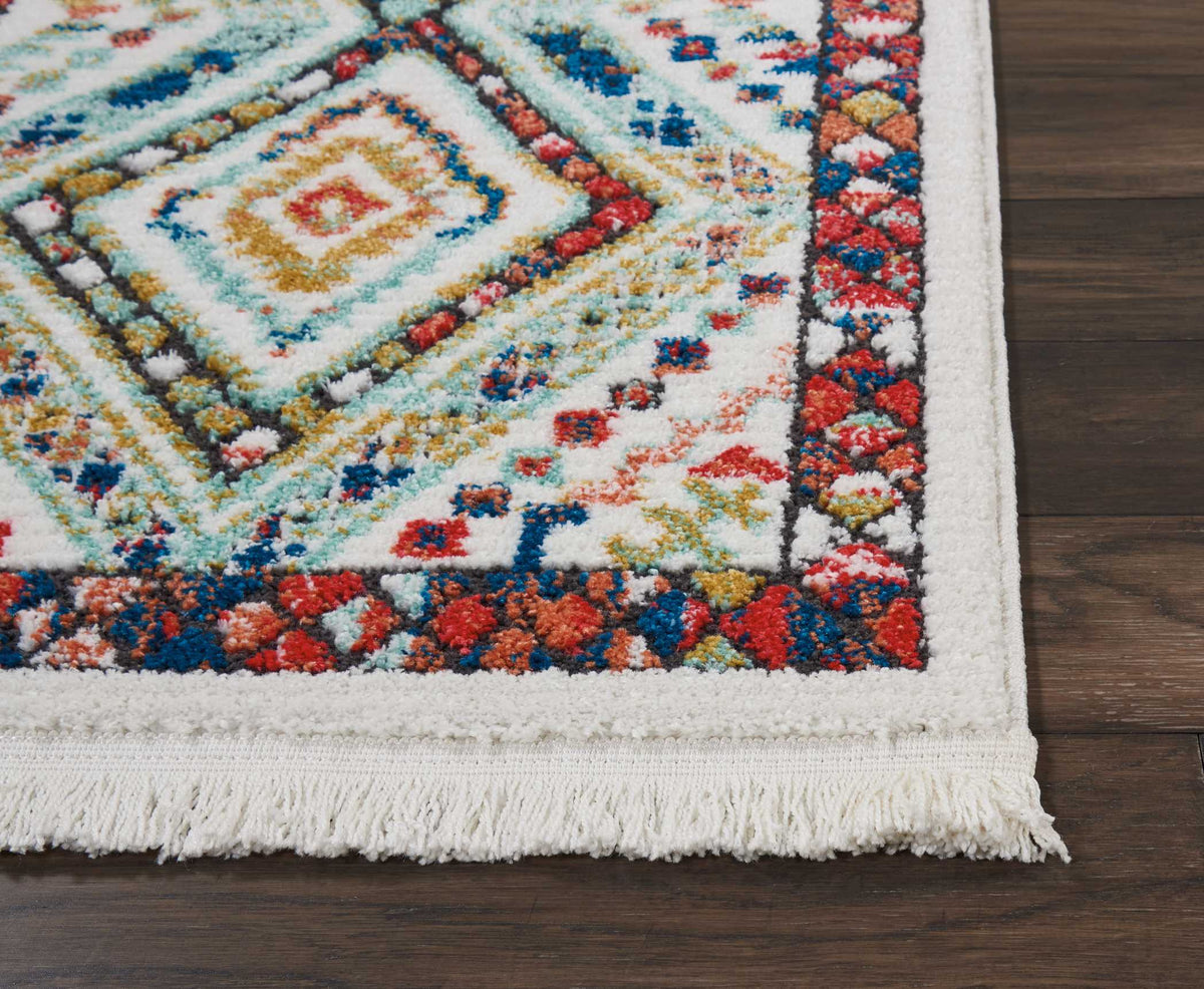 South Western NAV02 White Rug
