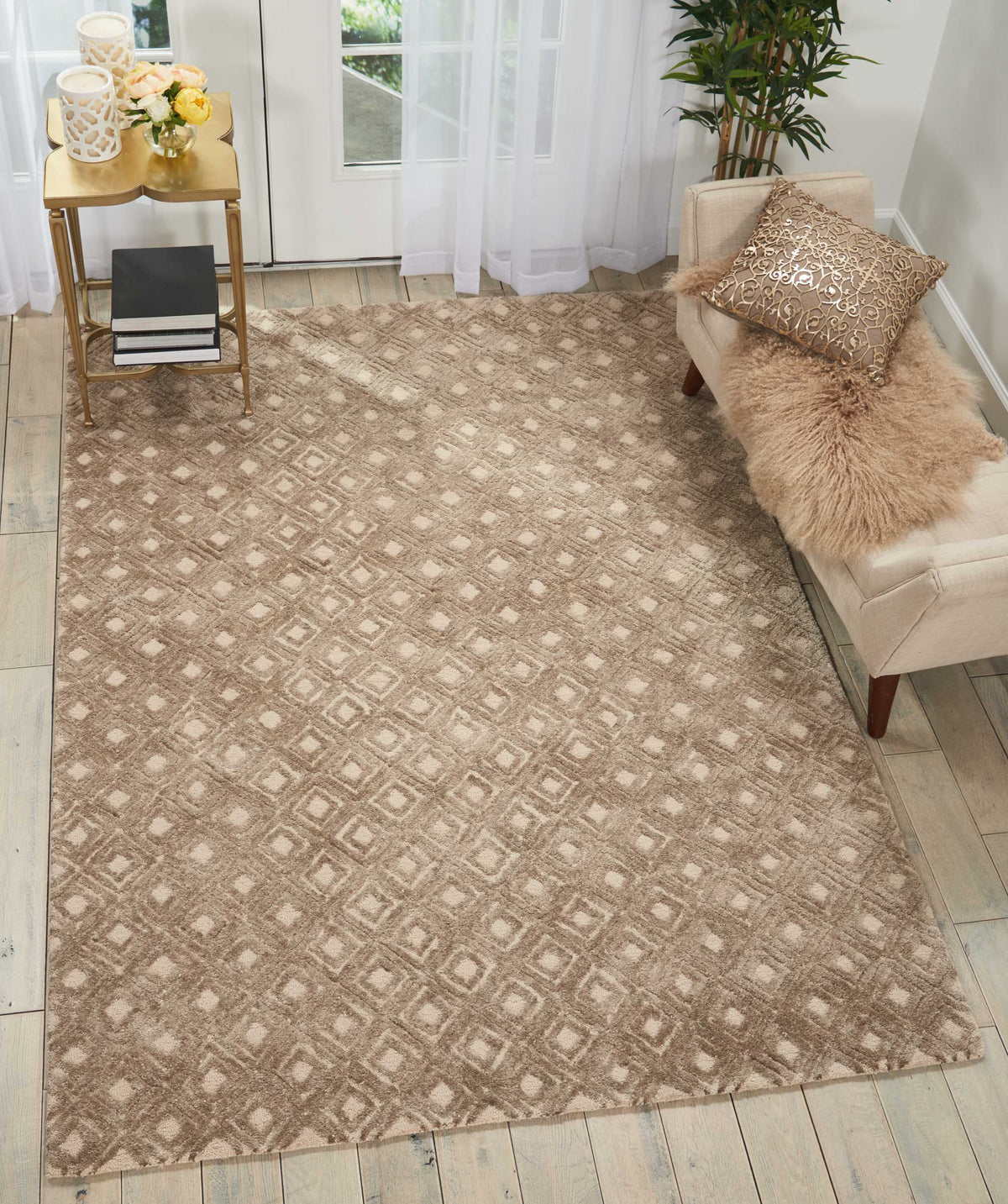Deco Mod DEC02 Taupe Rug