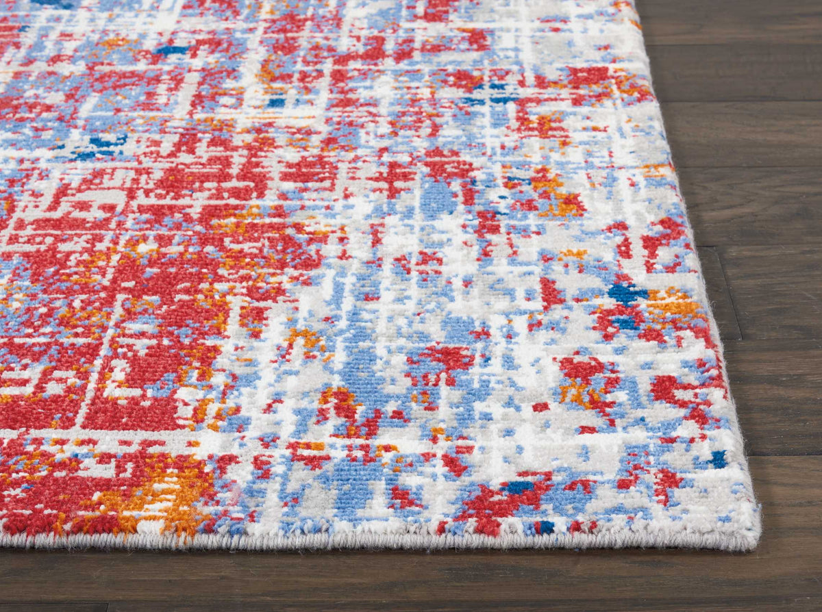Twilight TWI25 Red Blue Rug