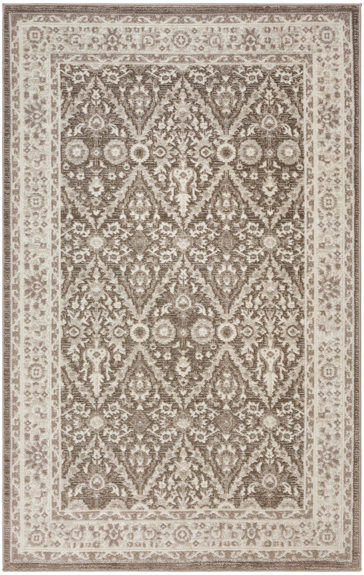 Eco Cycle ECY04 Ivory Mocha Rug