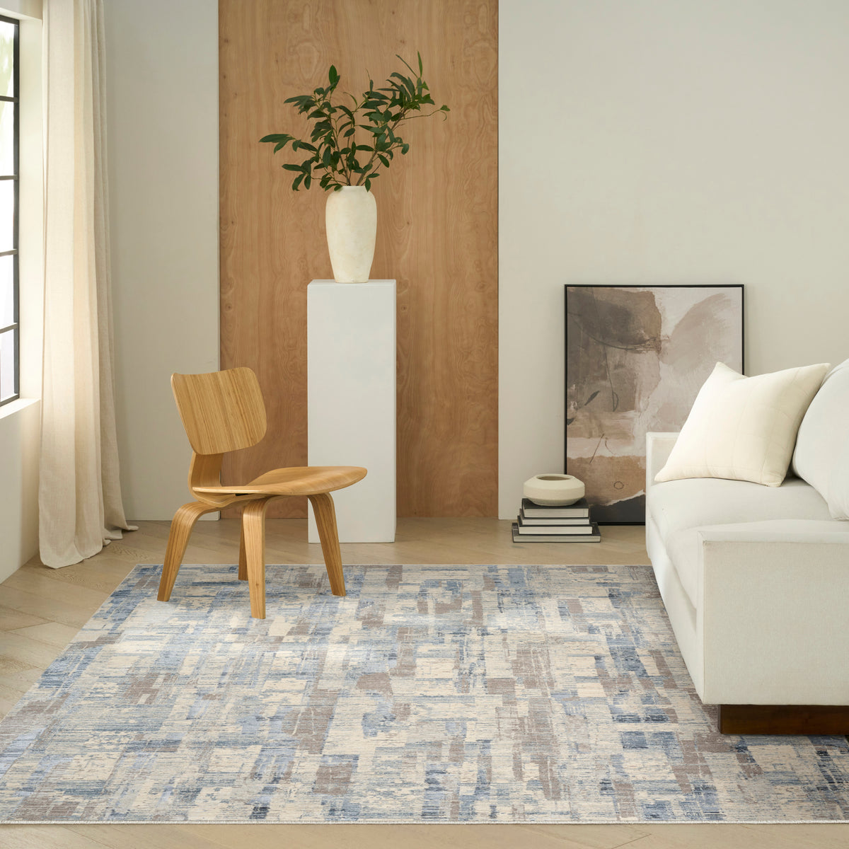 CK089 Drift DRF04 Blue Beige Rug