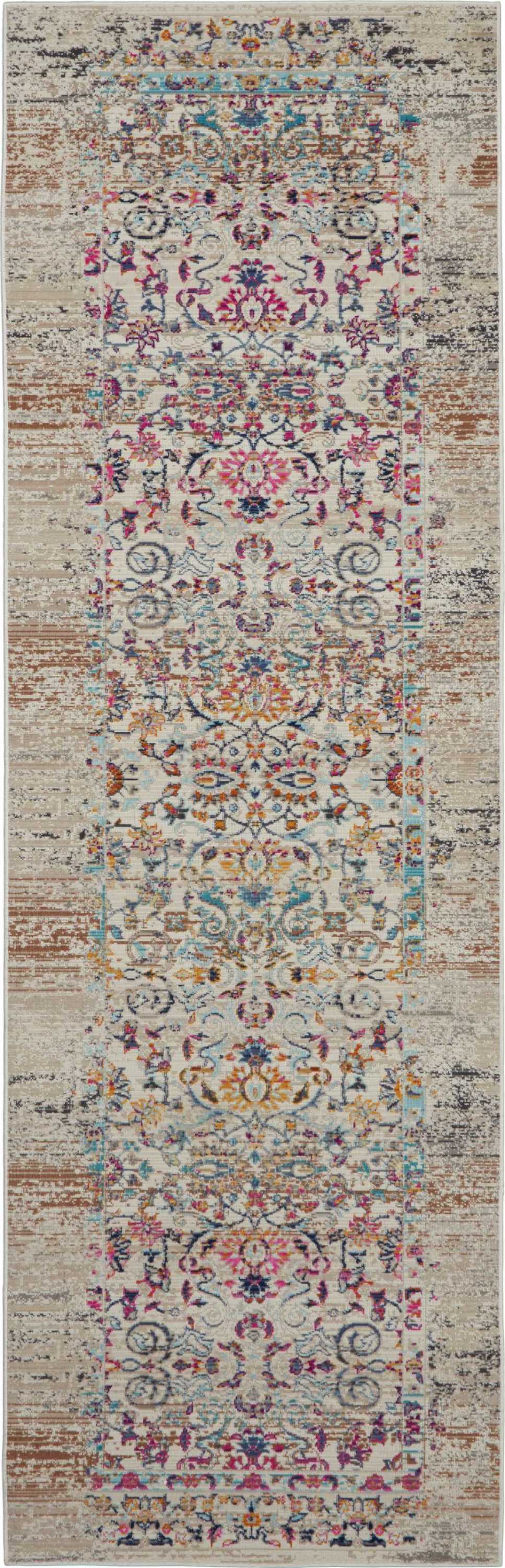 Vintage Kashan VKA02 Ivory Rug