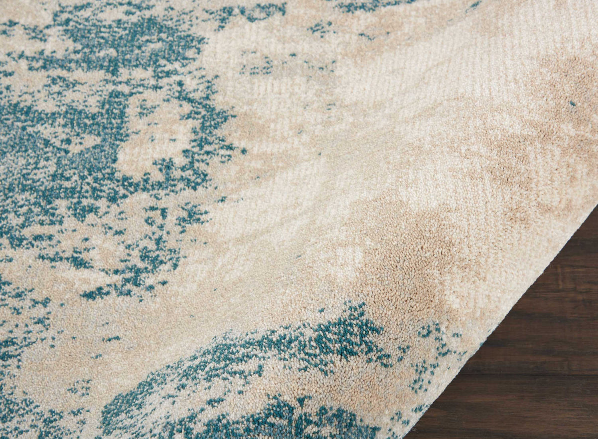 Maxell MAE13 Ivory/Teal Rug
