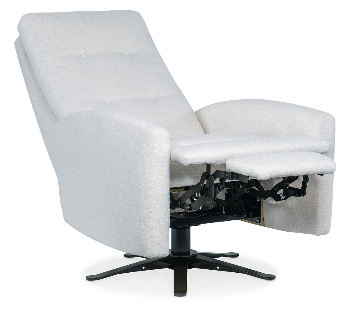 Basil Tufted Back Swivel Recliner