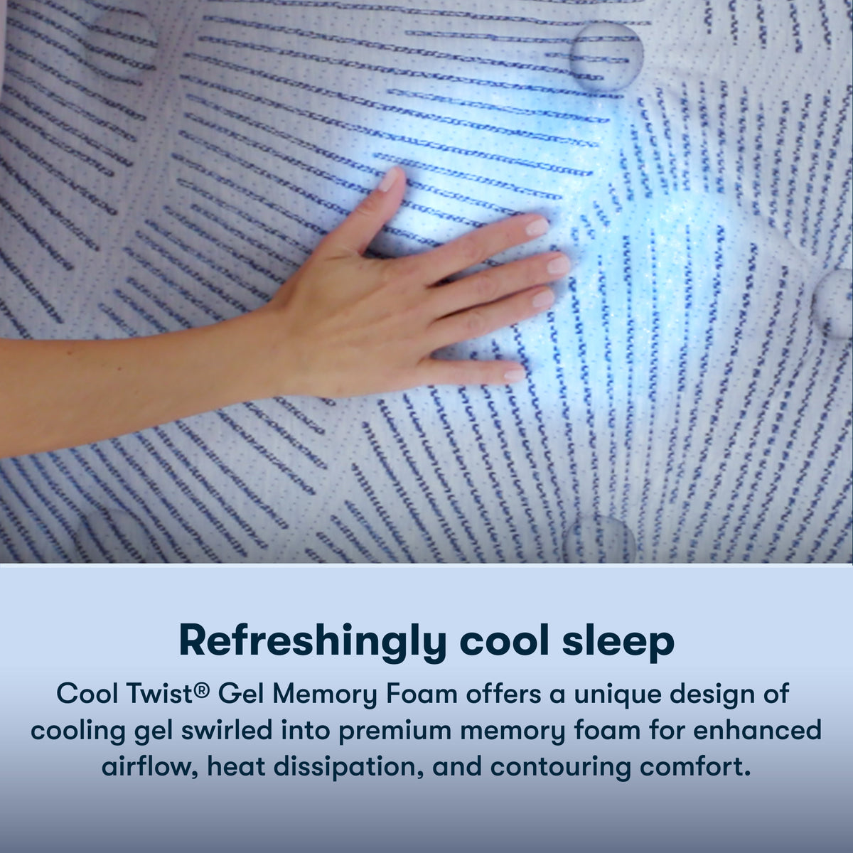 Perfect Sleeper Blue Lagoon Nights 12" Firm Mattress