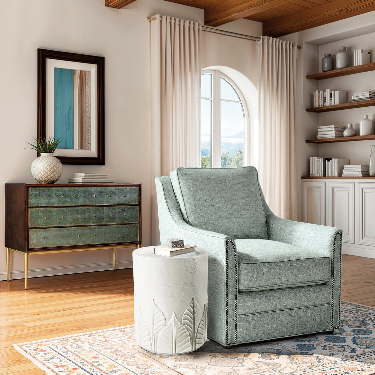 Commerce and Market Amelia Round End Table