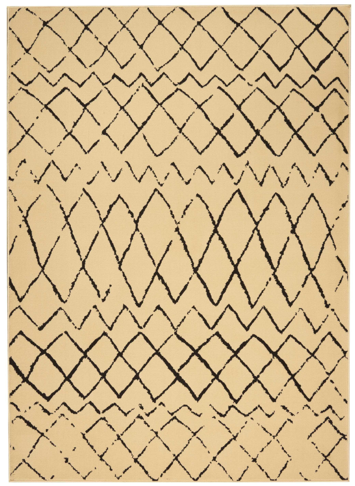 Grafix GRF04 Cream Black Rug