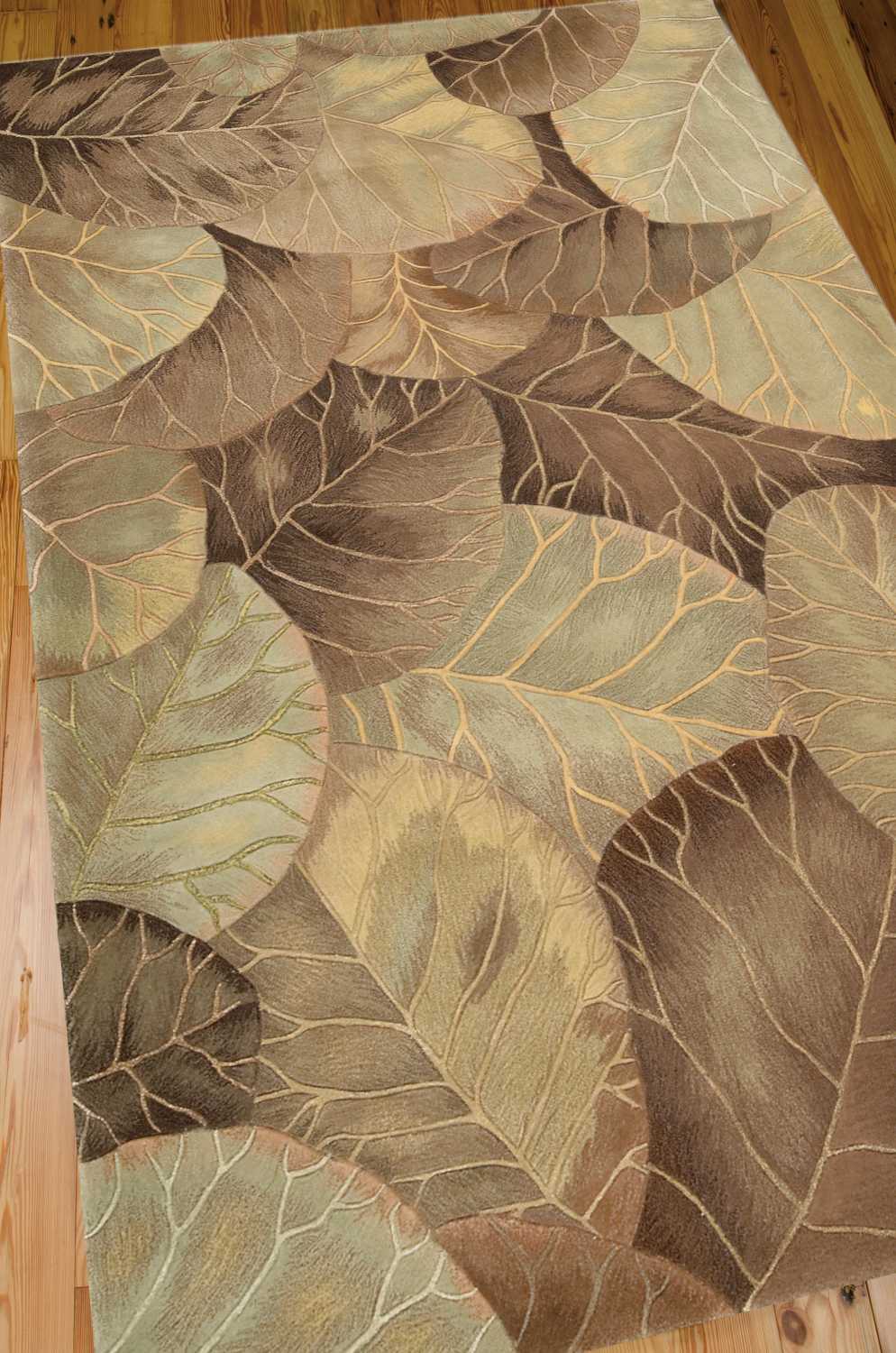 Tropics TS12 Brown Green Rug