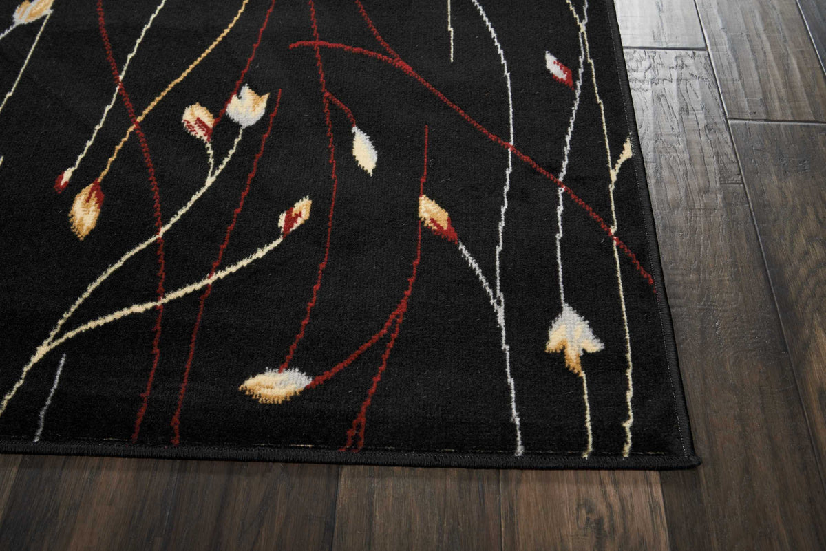 Grafix GRF15 Black Rug