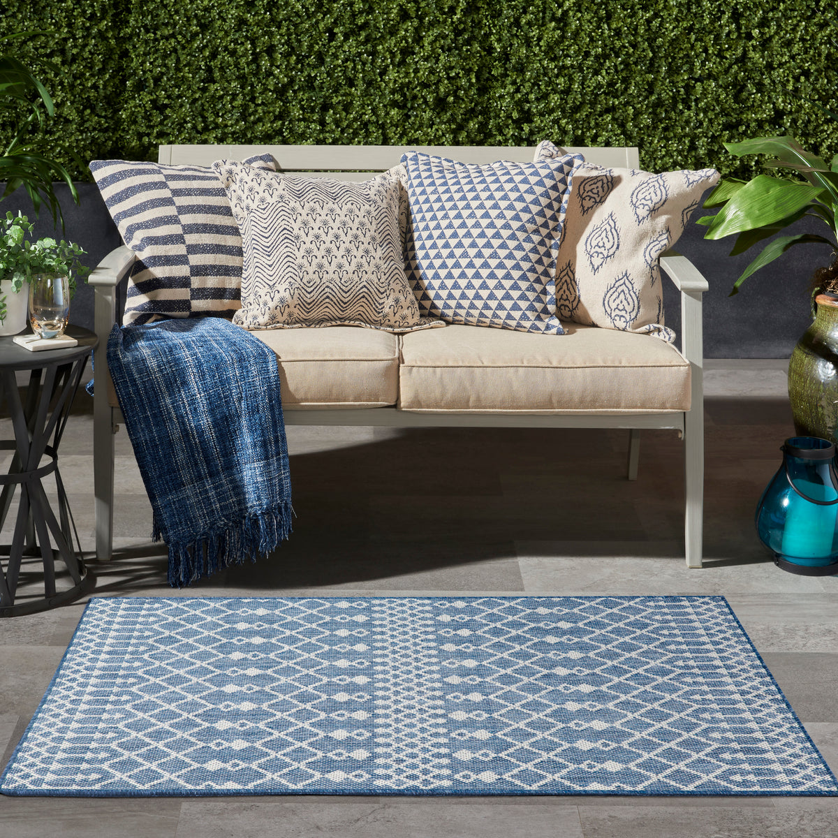Positano POS02 Navy Blue Rug
