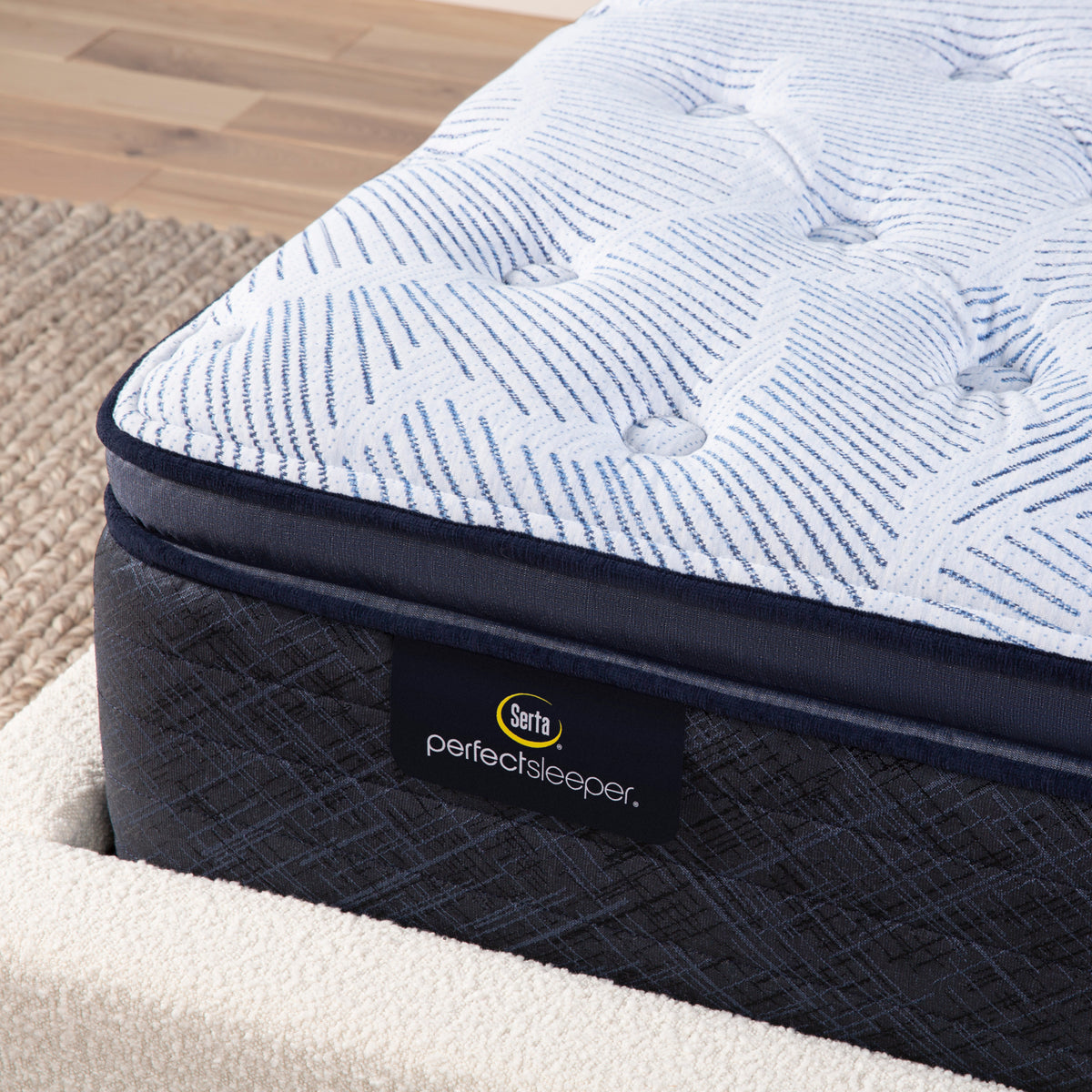 Perfect Sleeper Nurture Night 14.5" Plush Pillow Top Mattress