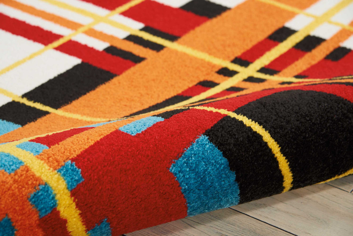 Oakdale OKD01 Red Rug