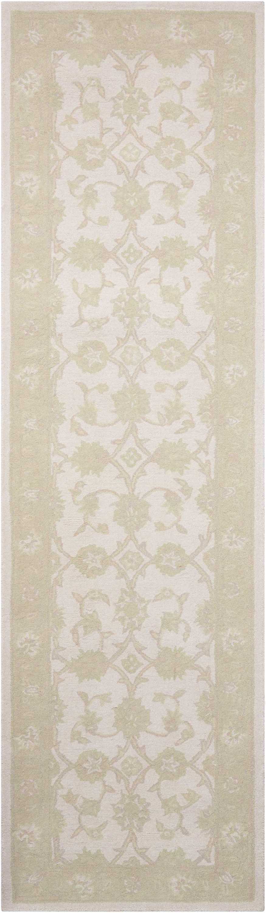 Zephyr ZEP01 Ivory/Green Rug