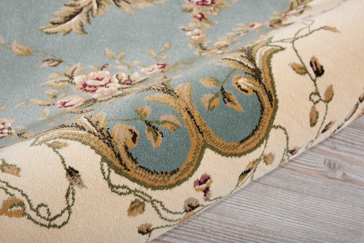 Bordeaux BOR01 Slate Blue Rug