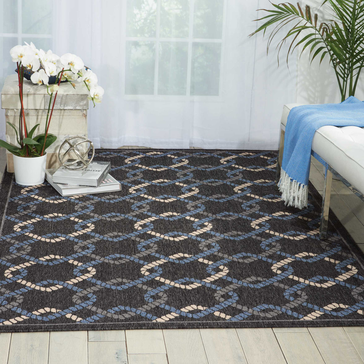 Caribbean CRB16 Charcoal Rug