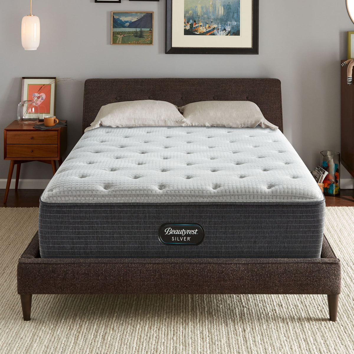 Silver BRS900 14.25" Medium Mattress