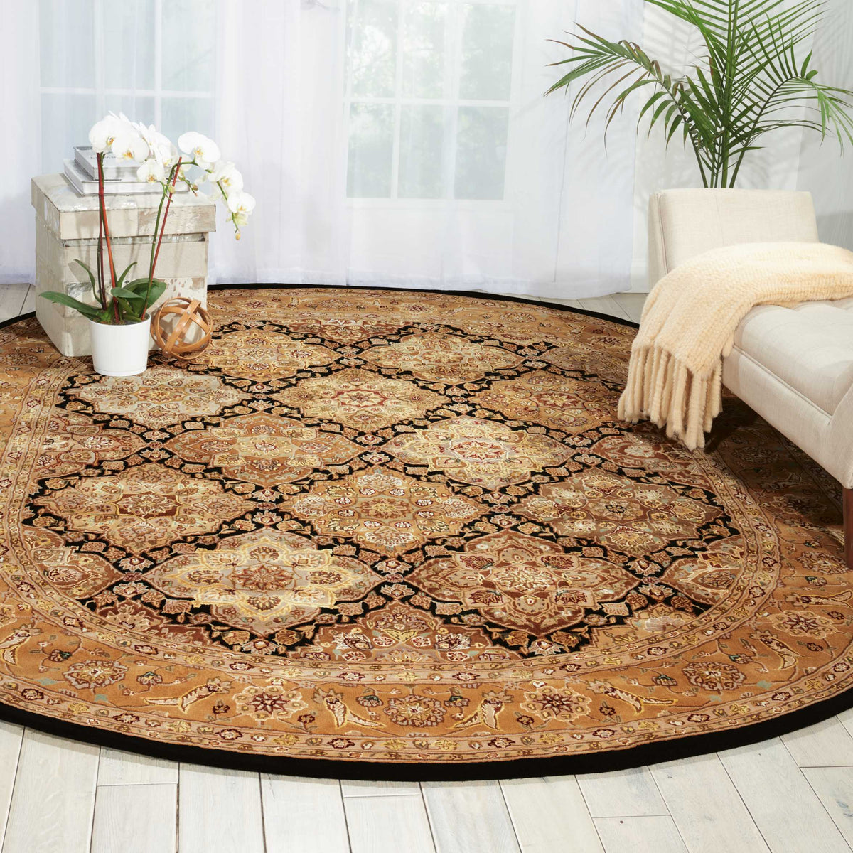 Nourison 2000 2211 Black Rug