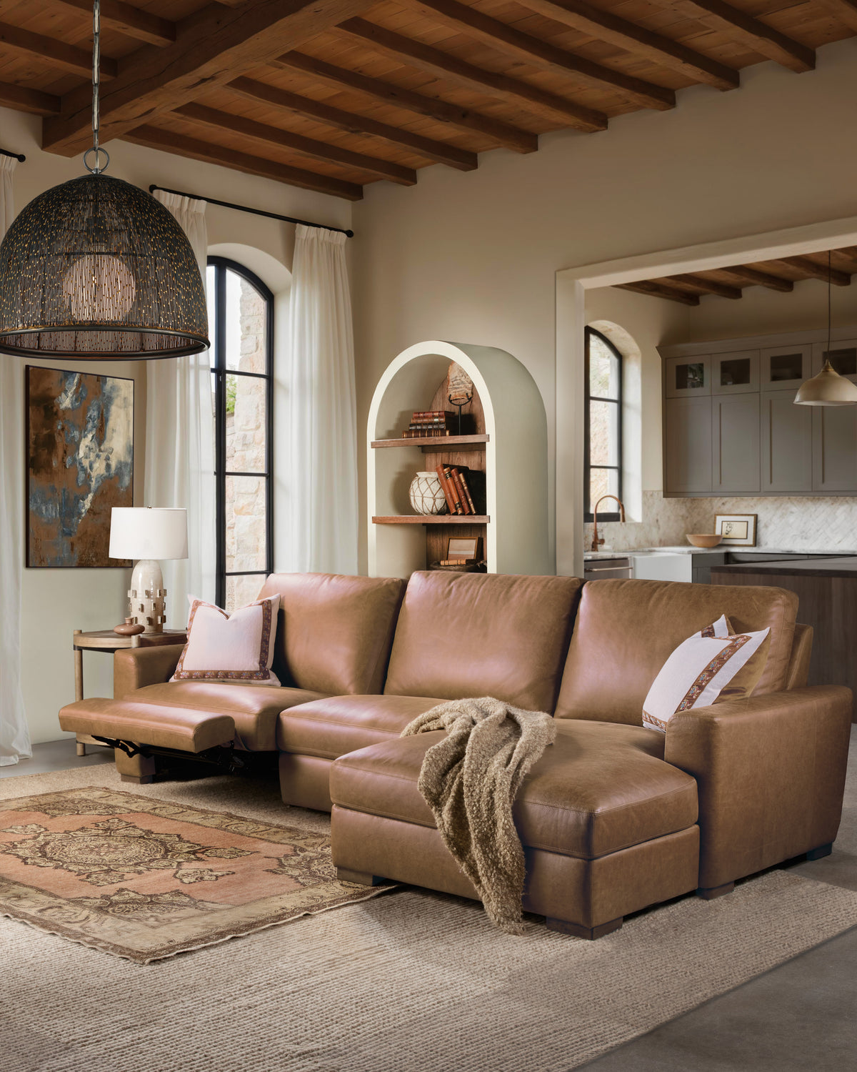 Vineyard Row Round End Table