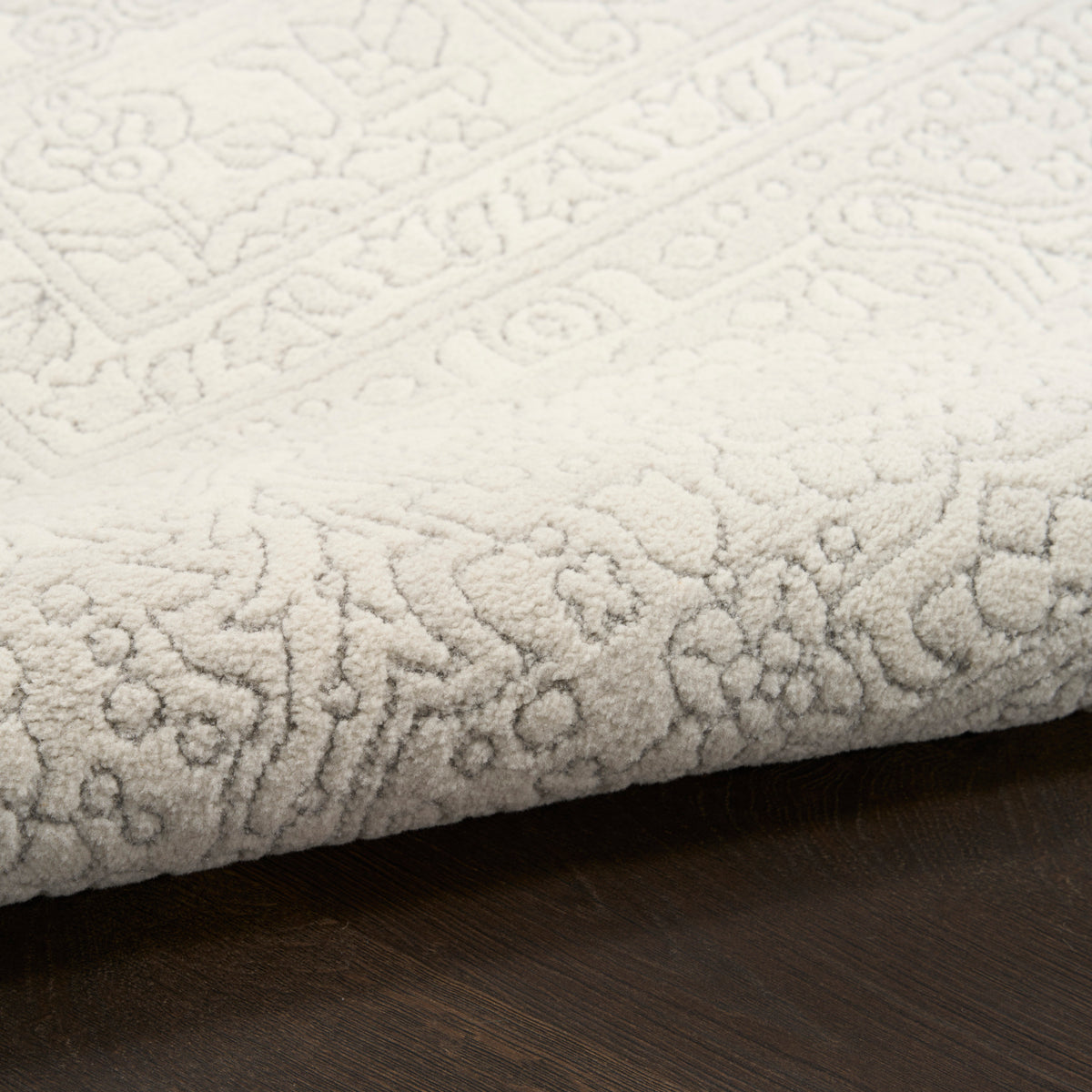 Grace GCE02 Ivory Light Grey Rug