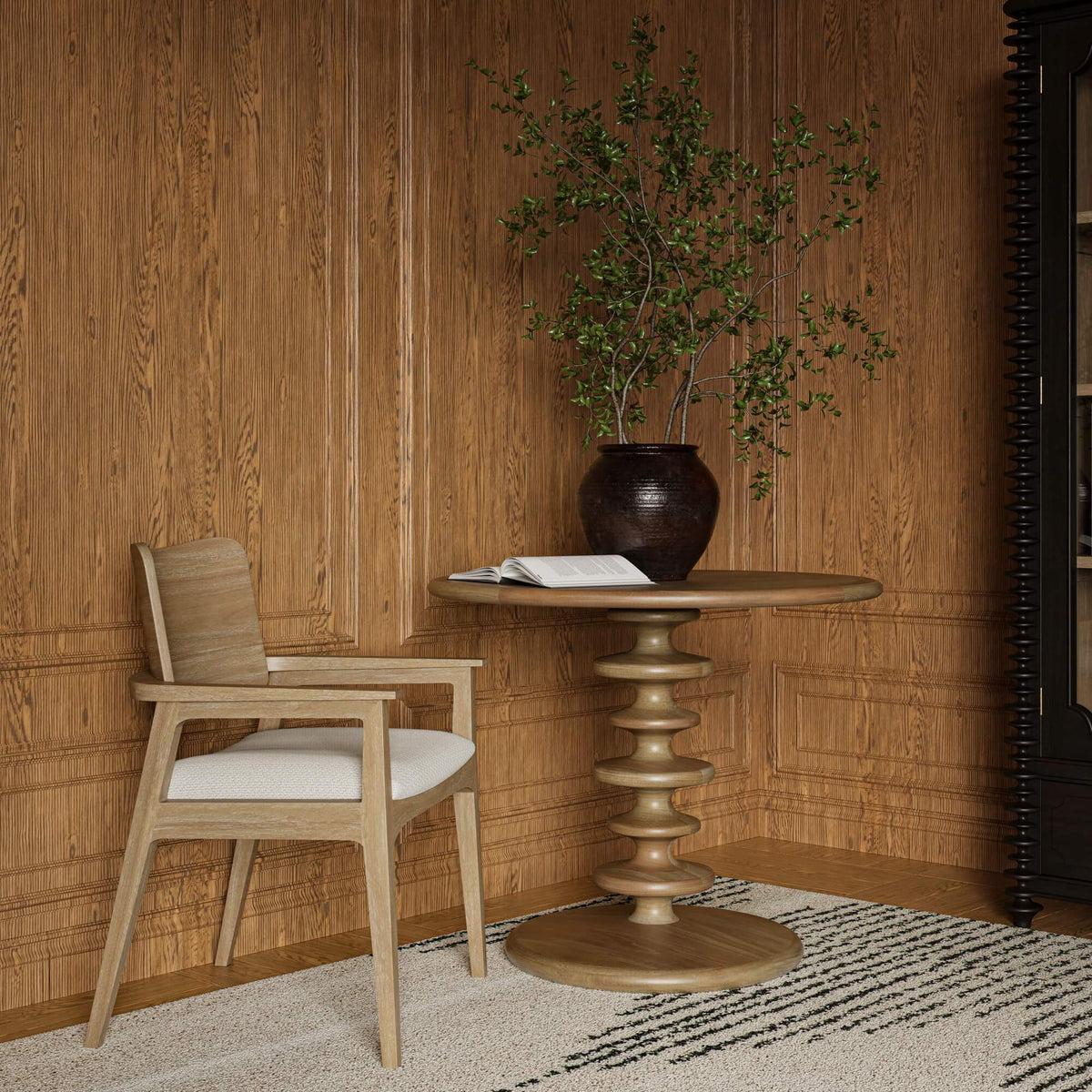 Milano Bistro Table in Fruitwood