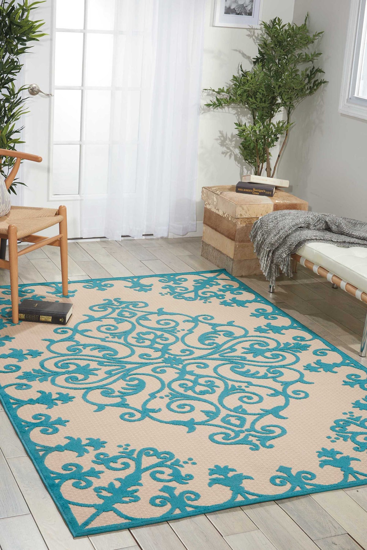 Aloha ALH12 Aqua Rug