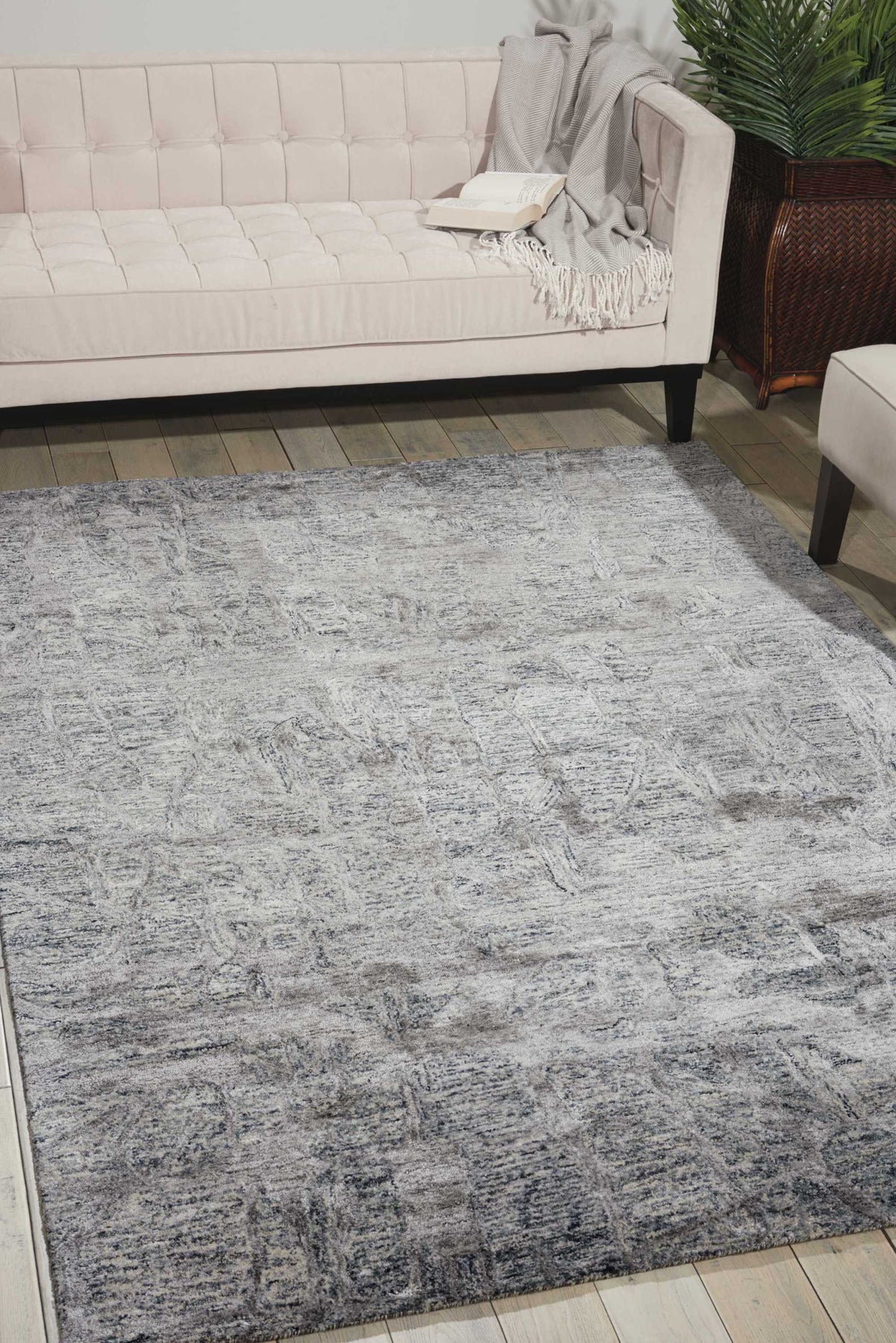 Gemstone GEM03 Hematite Rug
