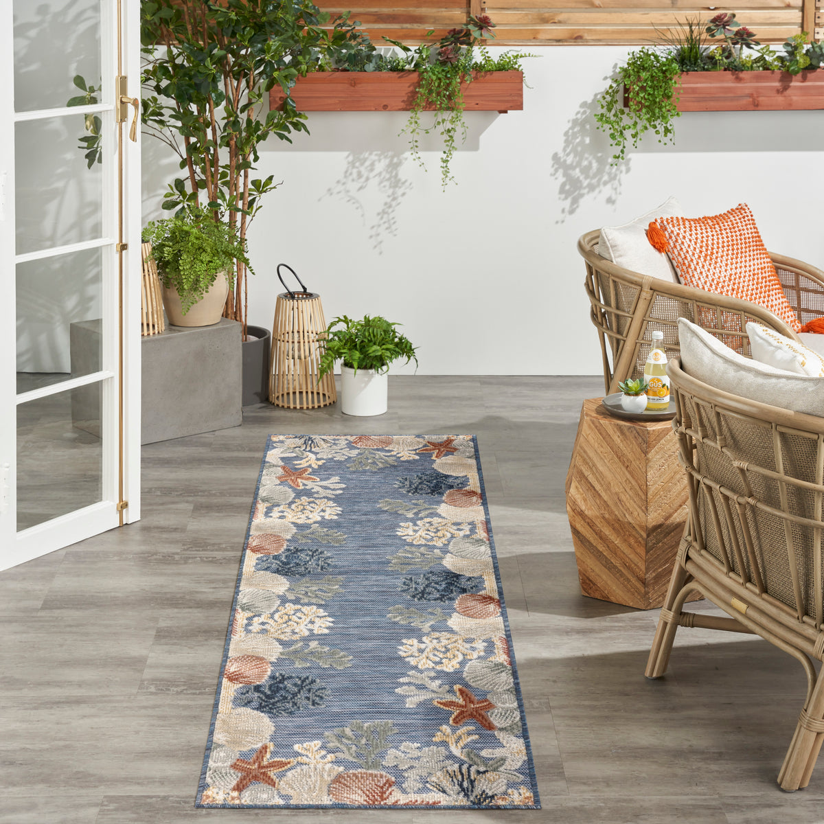 Suncoast SNC04 Denim Multicolor Rug