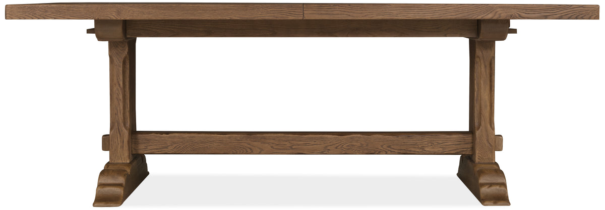 Driftwood Rectangle Dining Table with Two 20-inch Leaves