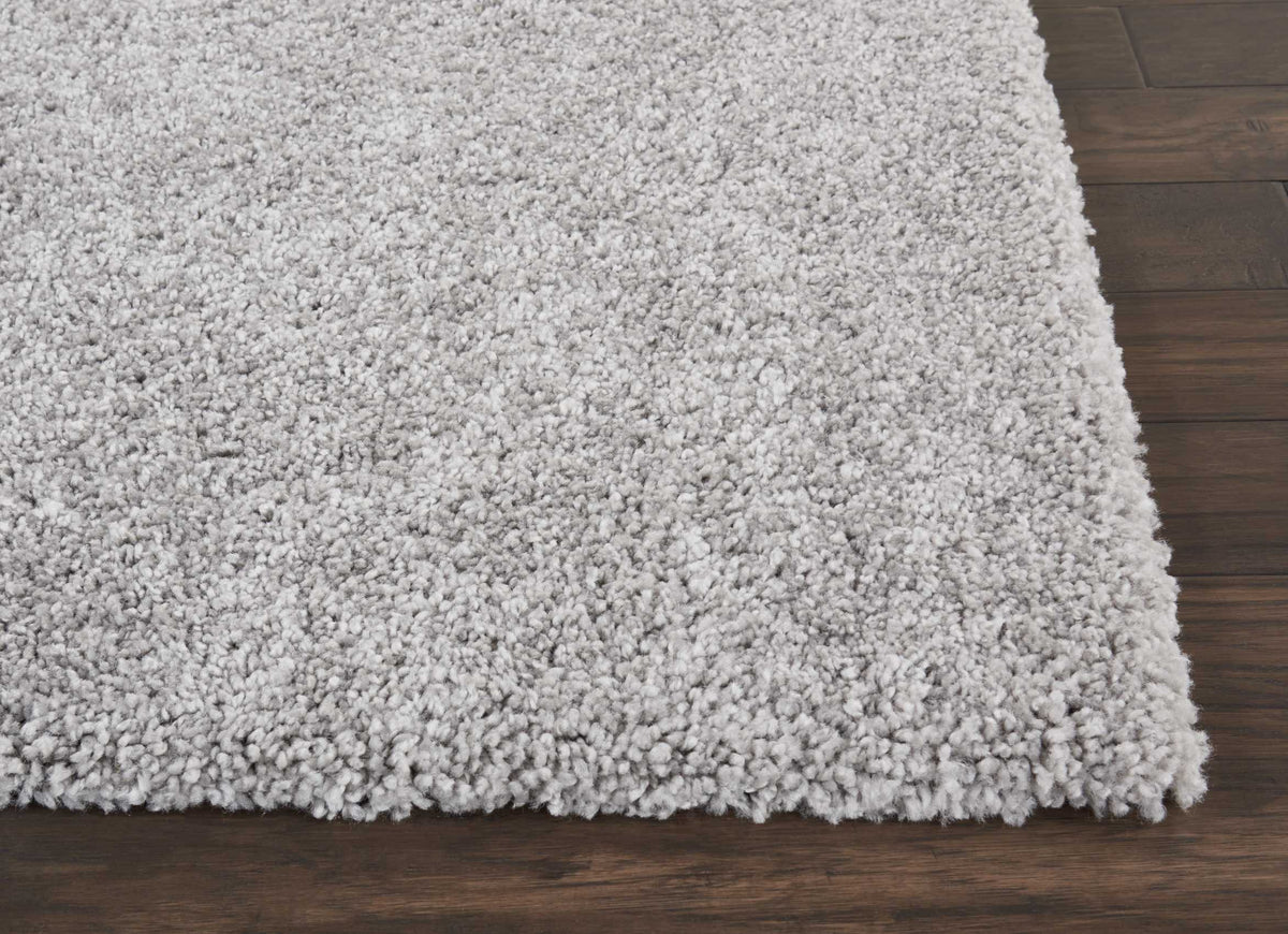 Malibu Shag MSG01 Silver Grey Rug