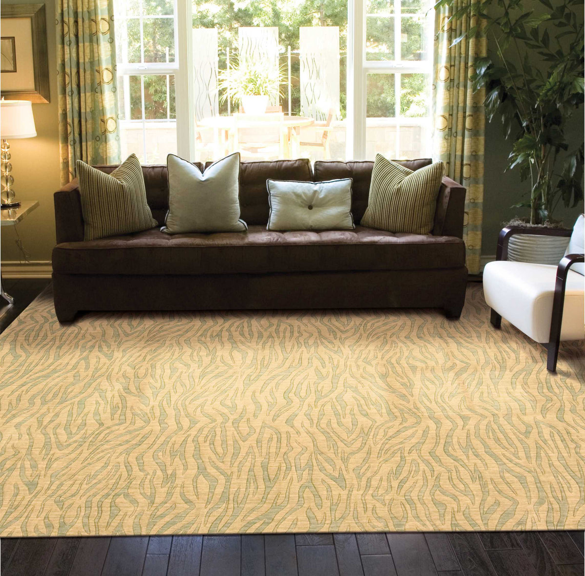 Cosmopolitan CS29 Beige Green Rug