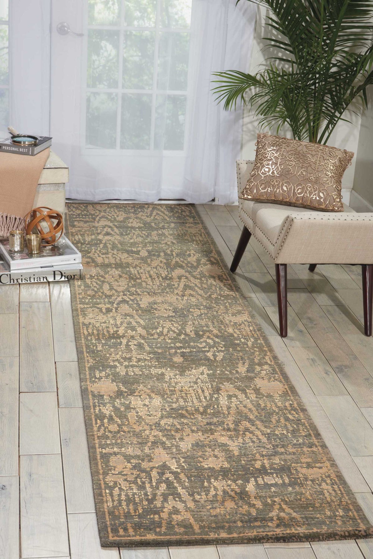 Silken Allure SLK17 Slate Rug