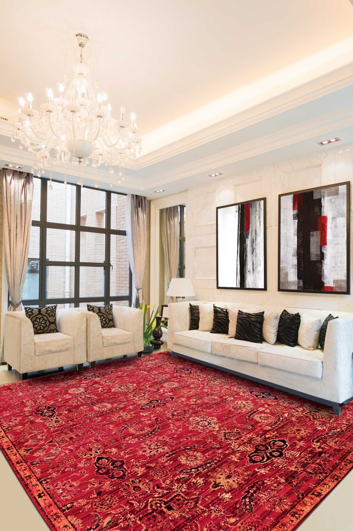 Timeless TML07 Red Rug