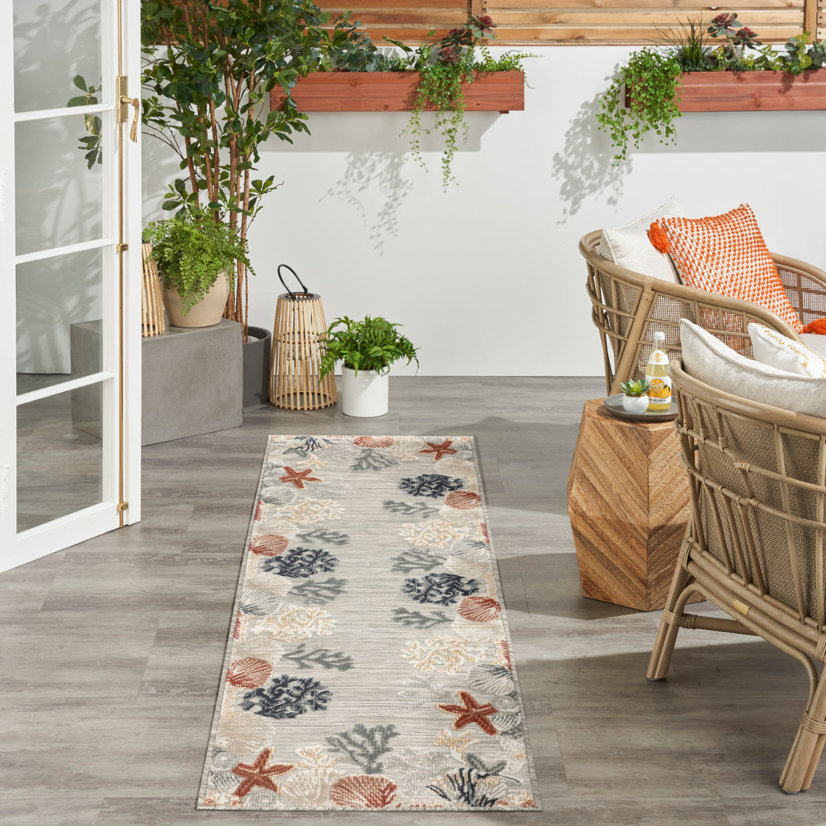 Suncoast SNC04 Grey Multicolor Rug
