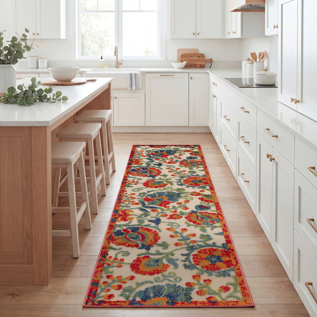 Aloha ALH17 Red Multicolor Rug