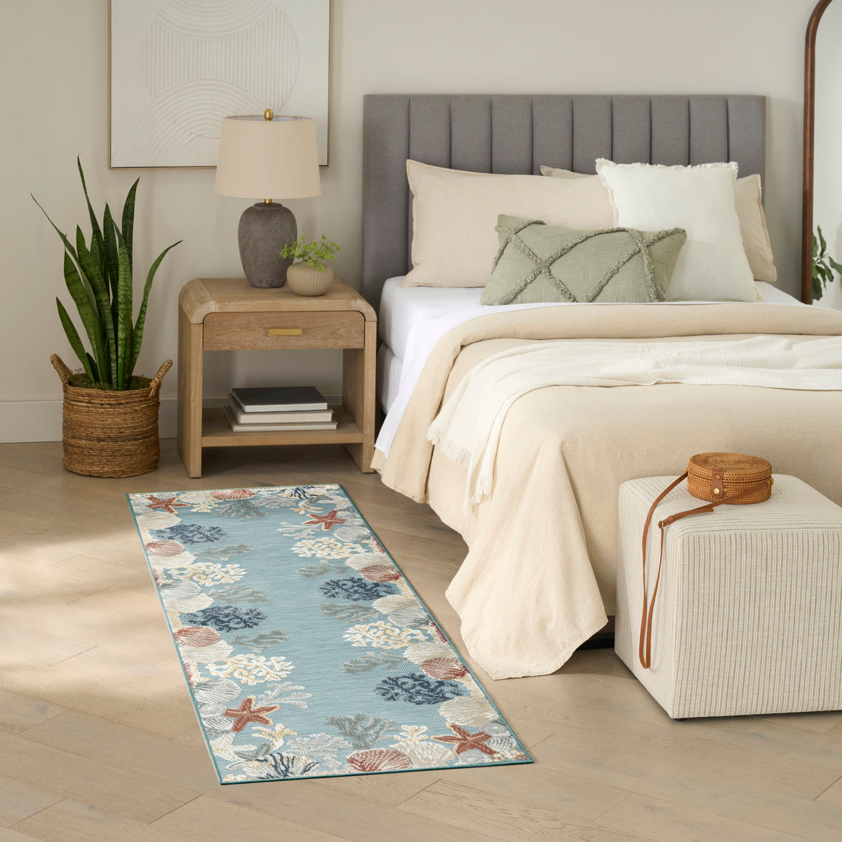 Suncoast SNC04 Teal Multicolor Rug