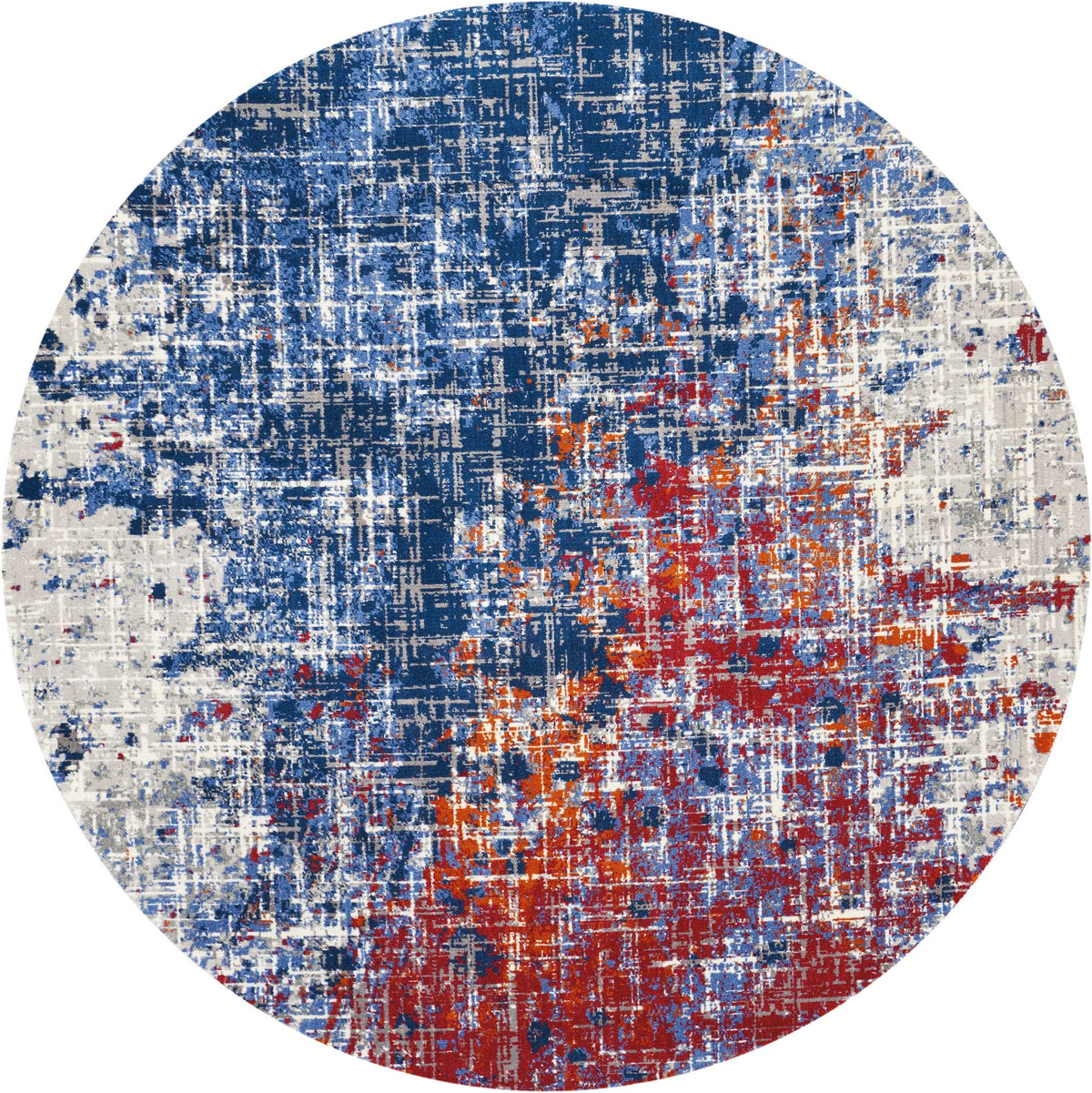 Twilight TWI25 Red Blue Rug