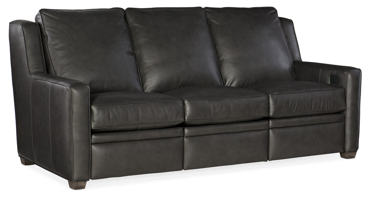 Raymond Reclining Sofa with Power Headrest