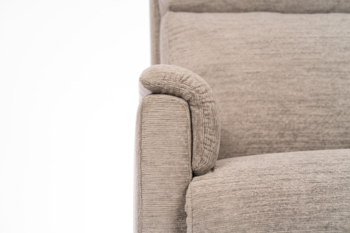Compact Fabric Perfect Match Gliding Recliner