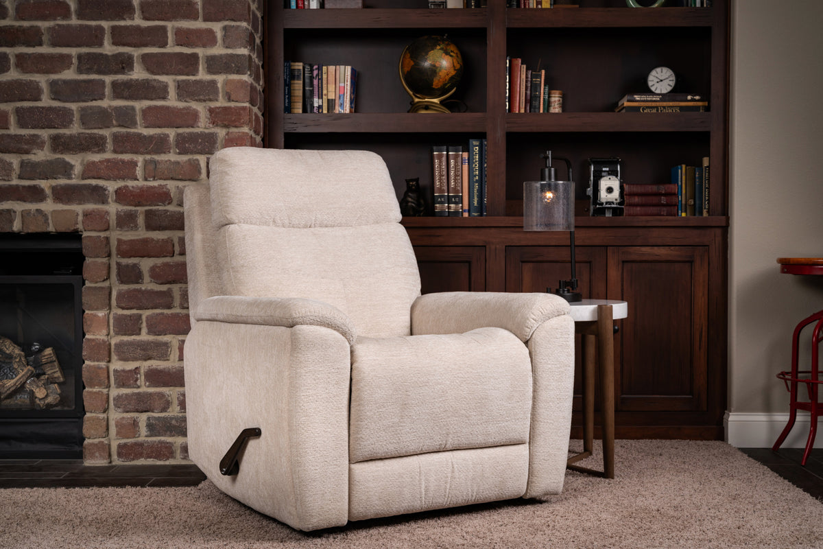 Refined Fabric Perfect Match Swivel Gliding Recliner