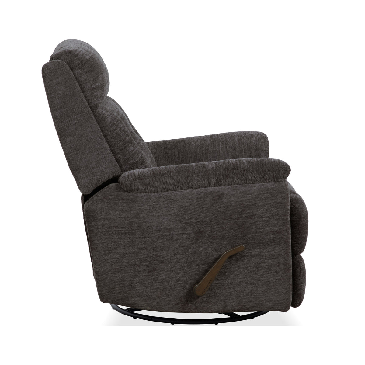 Sophisticated Fabric Perfect Match Swivel Gliding Recliner