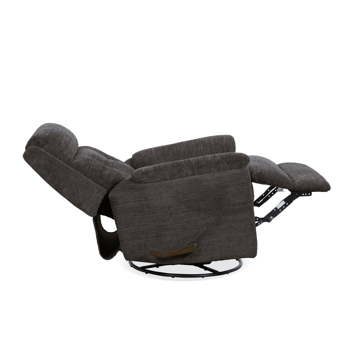 Sophisticated Fabric Perfect Match Swivel Gliding Recliner