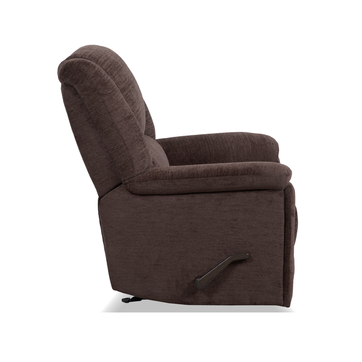 Plush Fabric Perfect Match Gliding Recliner