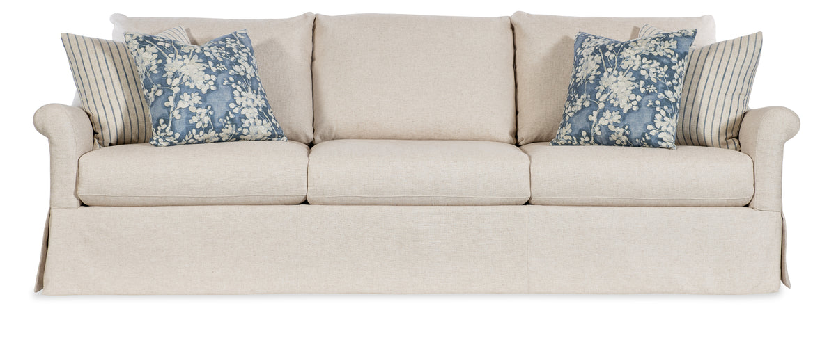 Emme Skirted Grand Sofa