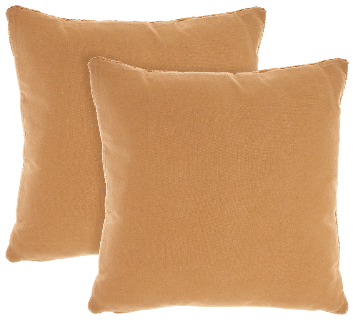 Lifestyle RC586 Gold 18" x 18" Set of 2 Throw Pillows