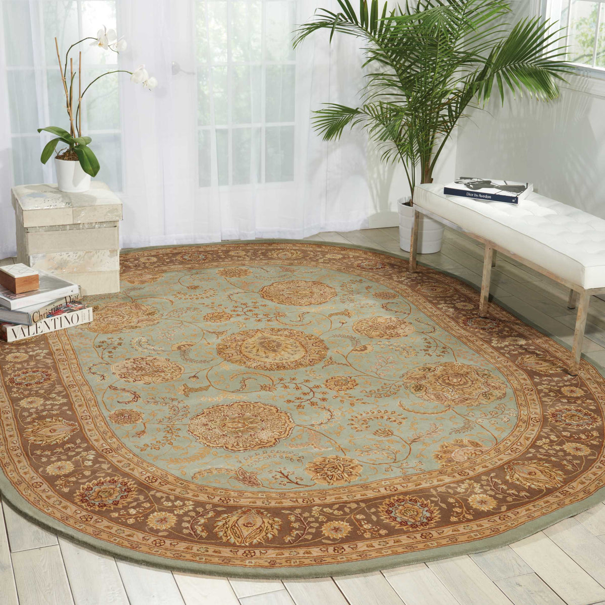 Nourison 2000 2234 Blue Rug
