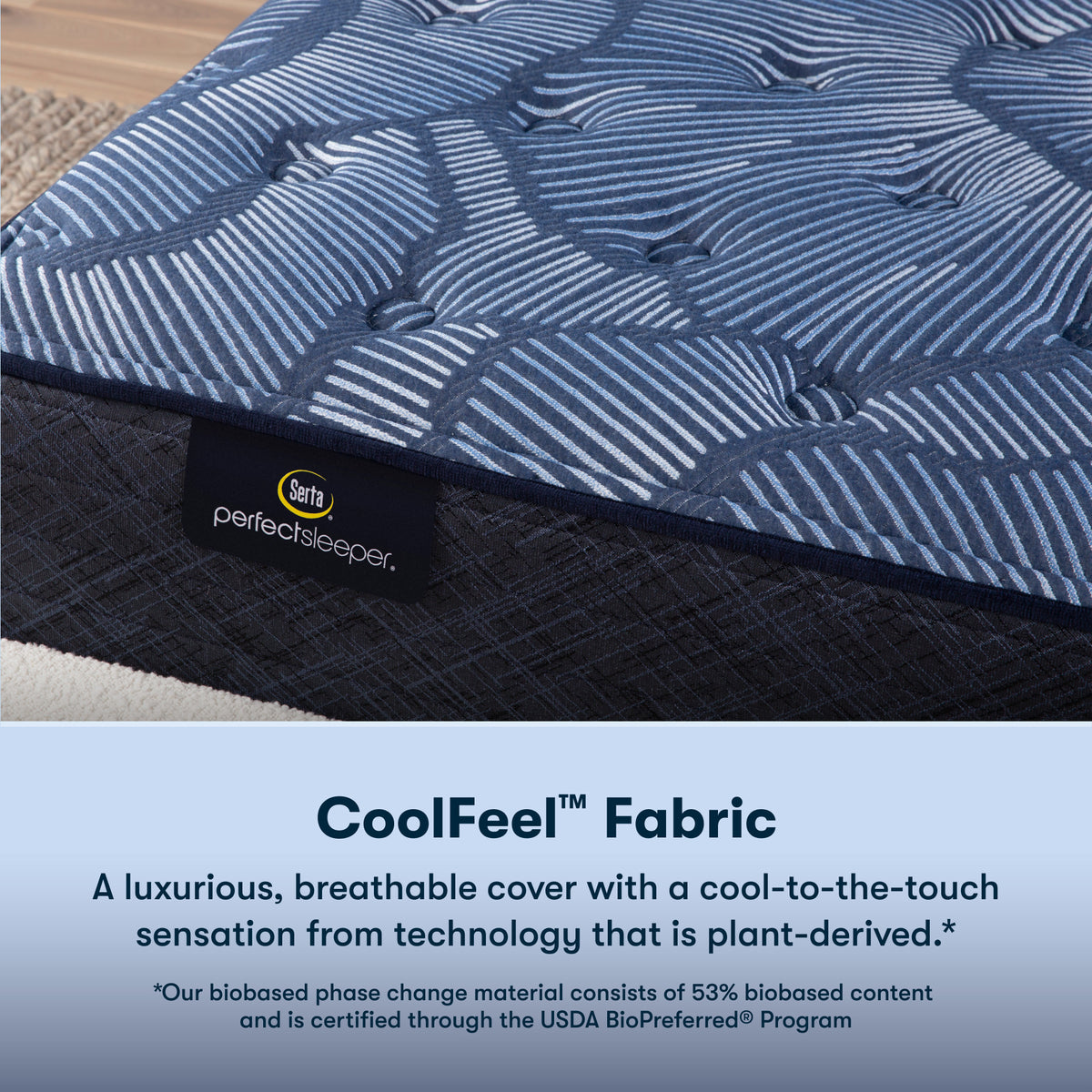 Perfect Sleeper Cobalt Calm 13.25" Plush Mattress