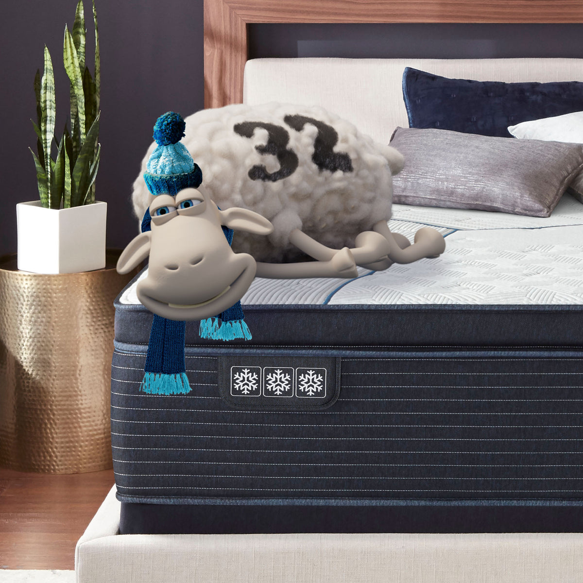 iComfort CF 4000 17" Hybrid Medium Pillow top Mattress